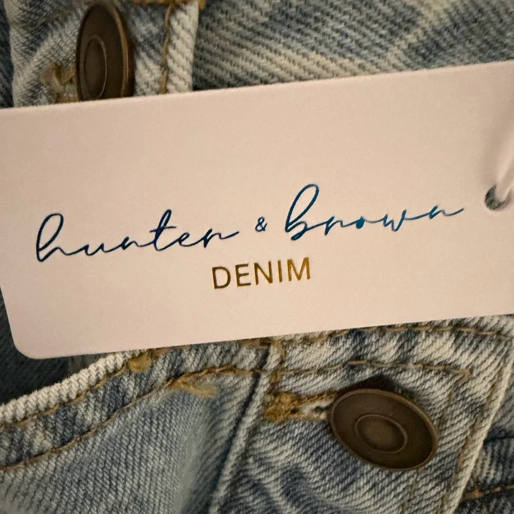 Hunter & Brown Denim Button-Front Women's Skirt - Picture 4 of 6